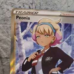 The Pokemon Company Pokemon TCG Chilling Reign Peonia 196/198 Full Art Holo - Image 2