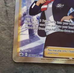 The Pokemon Company Pokemon TCG Chilling Reign Peonia 196/198 Full Art Holo - Image 3