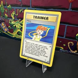 Pokemon TCG Misty Trainer 102/132 Non Holo Rare Gym Heroes Unlimited WoTC 2000 - Image 3