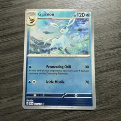 Glaceon 025/131 - Master Ball - Pokemon Prismatic Evolutions - English NM/M 💎 - Image 1