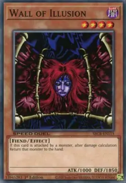 Wall of Illusion SBCB-EN113 Common Speed Duel Yugioh - Image 1