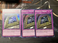 Yugioh FUEN-EN059 3x Grisaille Prison – Super Rare 1st Edition - Image 1