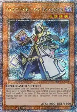 Yugioh! Aleister the Invoker - RA04-EN278 - Quarter Century Secret Rare - 1st Ed - Image 1