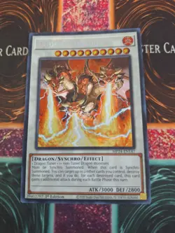 Yugioh Trident Dragion MP24-EN147 Prismatic Secret Rare 1st Edition Near Mint - Image 1