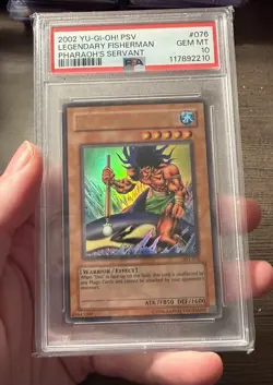 Yu-Gi-Oh The Legendary Fisherman PSV-076 Ultra Rare PSA 10 POP 8! - Image 1