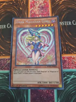 Yugioh Dark Magician Girl MVP1-ENS56 Secret Rare 1st Edition Near Mint - Image 1
