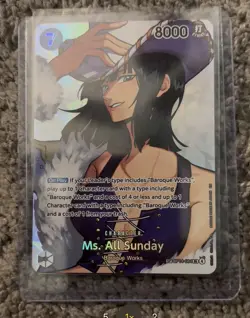 One Piece Ms All Sunday SP OP16 Alt Art The Time of Battle English Ready to ship - Image 3