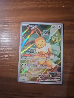 Pokemon TCG Eevee 173 Holo Promo Prismatic Evolutions pokemon Center - Image 1
