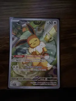 Pokemon Eevee TCG 173 Holo Black Star Promo Prismatic Evolutions Full Art - Image 1
