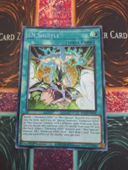 Yugioh EN Shuffle BLCR-EN008 Secret Rare 1st Edition Near Mint - Image 1