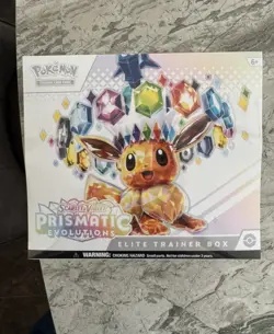 Pokemon TCG Prismatic Evolutions ETB Elite Trainer Box New Sealed IN HAND UK - Image 1