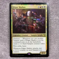 MTG Edgar Markov Commander 2017 C17 #36 Foil LP Magic Card - Image 1