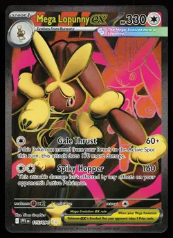 Mega Lopunny ex 115/094 Ultra Rare Phantasmal Flames Pokemon Card - Image 1