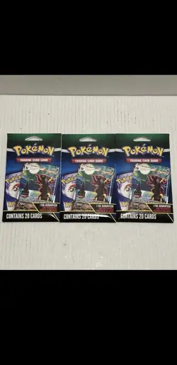 Pokemon Trading Cards TCG Umbreon Rayquaza 6 New Factory Sealed Packs - Image 3