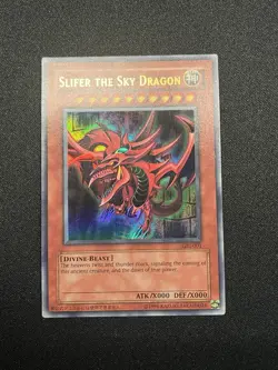 Yu-Gi-Oh! TCG Set of Egyptian God Cards (Obelisk, Ra, Slifer) GBI - Image 2