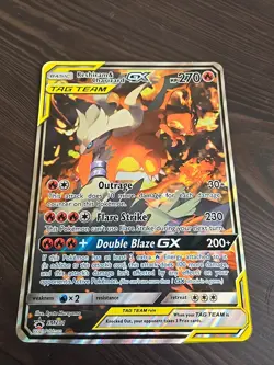 Reshiram & Charizard GX Tag Team Jumbo Card Holo 2019 - Image 1
