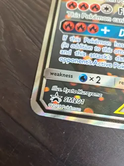 Reshiram & Charizard GX Tag Team Jumbo Card Holo 2019 - Image 2