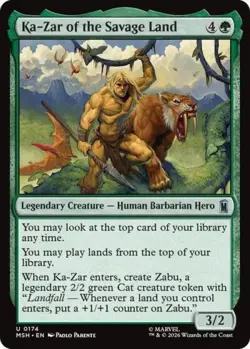 ~ Ka-Zar of the Savage Land ~ NM ~ Marvel Super Heroes ~ MTG ~ - Image 1