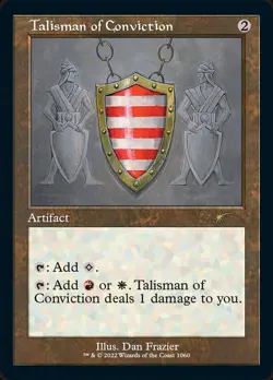 MTG Talisman of Conviction Secret Lair Drop RARE NM/M Non Foil - Image 1