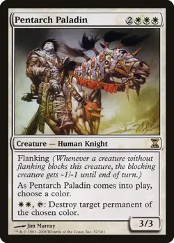 Pentarch Paladin 32 Rare Time Spiral Lightly Played - Image 1