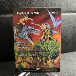 MTG Rhythm of the Wild (Borderless) 102 Teenage Mutant Ninja Turtles Regular NM - Image 2