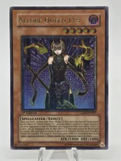 2006 Yugioh Allure Queen LV5 CDIP-EN007 Ultimate Rare 1st Ed NM - Image 1