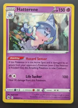 Hatterene 020/073 Holo Rare Champions Path Pokemon TCG Near Mint/Mint - Image 1