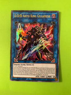 D/D/D Abyss King Gilgamesh - DUOV-EN004 Ultra Rare 1st ed NM Yugioh Card - Image 1