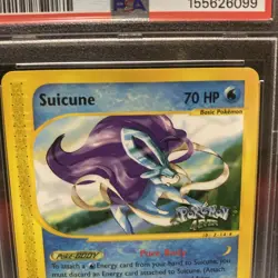 2002 Pokemon Game Suicune Black Star Promo #53 PSA EX-MT 6 - Image 3