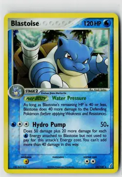 Pokemon Crystal Guardians #14/100 Blastoise Damaged - Image 1