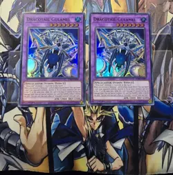 *EURO* Yugioh Dracotail Gulamel JUSH-EN007 1st Edition NM x2 Free Tracking - Image 1