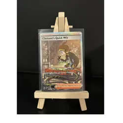 Pokemon TCG Clemont's Quick Wit 243/191 Sv08 Surging Sparks Full Art Holo Rare - Image 1