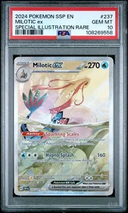 Milotic ex Pokemon Surging Sparks Special Illustration Rare 237/191 PSA 10 - Image 1
