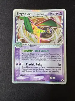 Pokemon Flygon ex 92/101 Holo EX Rare Dragon Frontiers MP - Image 1