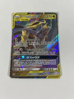 Pokemon TCG Garchomp & Giratina GX 146/236 SM-Unified Minds TAG TEAM Holo Engli… - Image 1