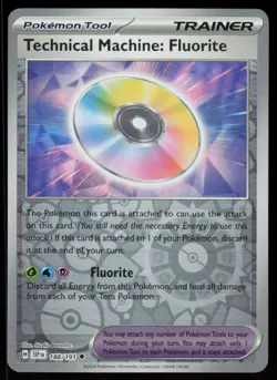Technical Machine: Fluorite 188/191 Surging Sparks Pokemon Reverse Holo NM - Image 1