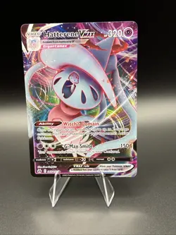 Pokemon TCG Hatterene VMAX 066/159 Holofoil Crown Zenith Ultra Rare - Image 1