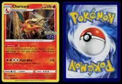 CHARIZARD 010/078 HOLO RARE POKEMON GO POKEMON NM - Image 3