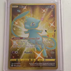 Pokemon Mew 025/025 Celebrations Secret Rare Full Art Holo English 60 HP Basic - Image 1