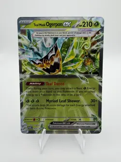 Pokemon TCG SV06: Twilight Masquerade Teal Mask Ogerpon ex - 025/167 NM - Image 1