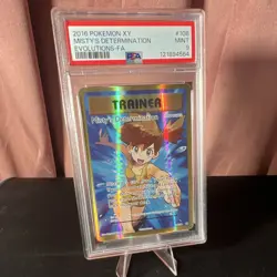 Misty's Determination 108/108 Evolutions Holo ENG PSA 9 - Image 1