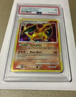 Charizard 3/132 HOLO BLEED Sparkle Secret Wonders Diamond & Pearl Pokemon PSA 7 - Image 4
