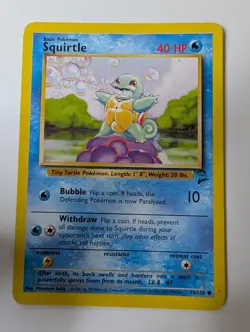 Squirtle 93/130 Common Base Set 2 Pokemon Lightly Played - Image 1