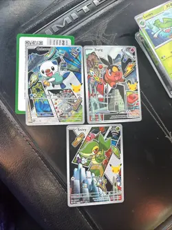 Pokemon 1st Partner Series 2 Illustration Collection Snivy, Tepig, Oshawott Set - Image 1