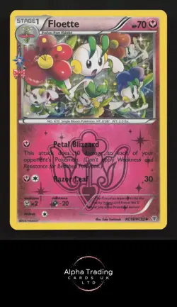 Floette RC18/RC32 Uncommon Generations Pokemon Holo Lightly Played - Image 1