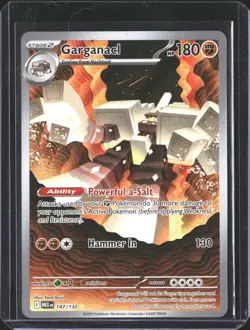 Garganacl 147/132 Illustration Rare Mega Evolution Pokemon NM/M - Image 1