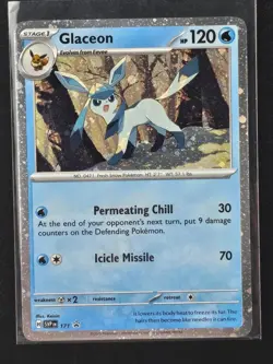 Glaceon (Cosmos Holo) 171 Holo Scarlet & Violet Promo Pokemon NM - Image 1