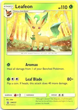 Leafeon - SM237 Sun & Moon Promo Pokemon NM - Image 1