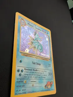 Misty's Seadra Prerelease Holo Card 009/132 WOTC Promo NM/MT Condition - Image 3