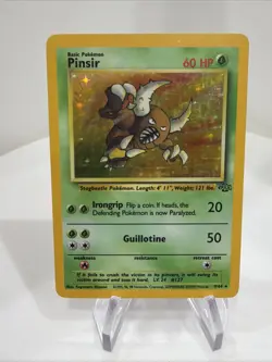 Pinsir #9/64 Holo MP Pokemon Jungle TCG - Image 1